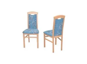 möbel direkt online 4-Fuß-Polsterstuhl 2Stühle in blau von möbel direkt online