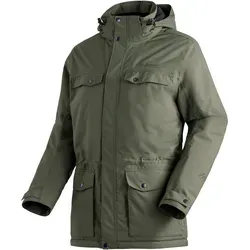 Maier Sports Knuth Parka Gr 60 oliv - Funktionsjacke für kalte Tage, wasserdicht und winddicht mit isolierender Kapuze - ideal für Freizeitaktivitäten.