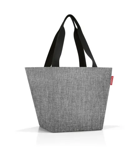 reisenthel Shopper M in Twist Silber – Stilvolle Einkaufstasche