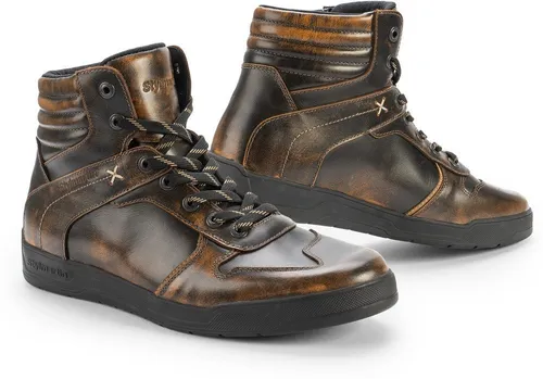 Stylmartin Iron WP Unisex Motorradschuhe - Wasserdicht und Atmungsaktiv - Größe 44 EU - Motorradstiefel aus hochwertigem, wasserabweisendem Leder mit atmungsaktivem Innenfutter. Ideal für alle Wetterbedingungen und bietet maximalen Komfort und Sicherheit.