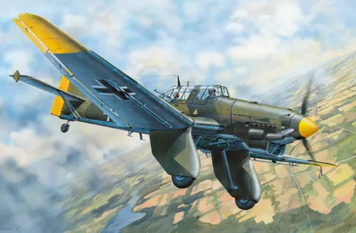 Trumpeter 03213-1/32 Junkers Ju 87A Stuka Modellbausatz von Trumpeter