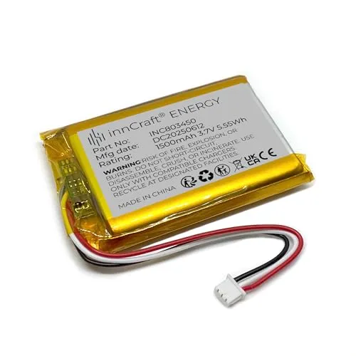 Lithium Polymer Akku innCraft Energy 1500mAh 3.7V, 51x34x8 Modell 803450 3P Molex 51021-030 1.25mm Anschluss