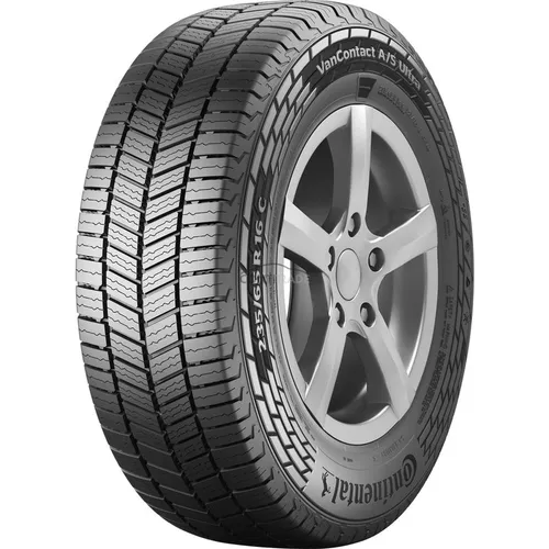 Continental VanContact A/S Ultra 215/65 R16 109T C M+S - Autoreifen für Transporter, bietet hervorragende Nasshaftung (Klasse B) und geringen Rollwiderstand für eine effiziente Fahrt.