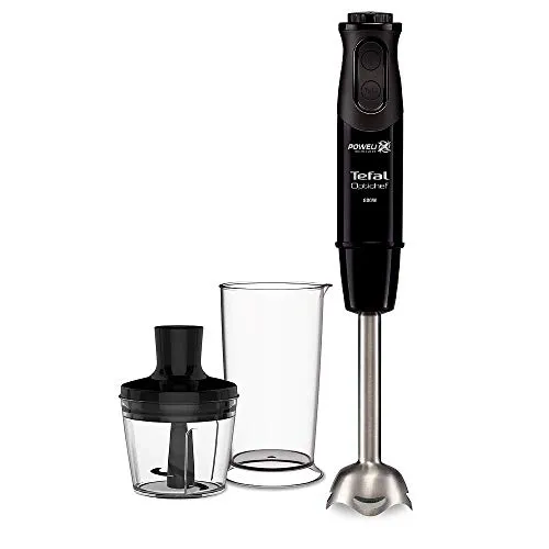 Tefal Optichef HB641838 Stabmixer Set 800 W - Standmixer mit 0,8 Liter Fassungsvermögen, leistungsstark mit 800 W für schnelle und einfache Zubereitung von Pürees und Suppen.