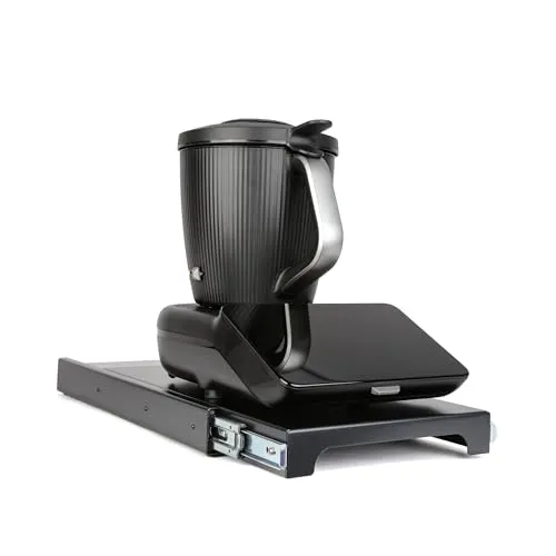Teleskopschublade für Thermomix® Zubehör, Montagefrei in schwarz von DreamFilters
