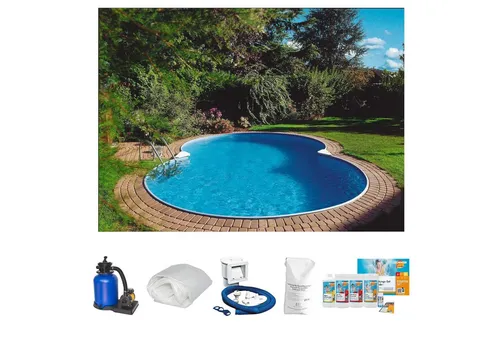 Clear Pool Achtformpool Premium Mallorca mit Zubehör