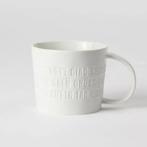 Räder Tasse Guten Tag mehrsprachig