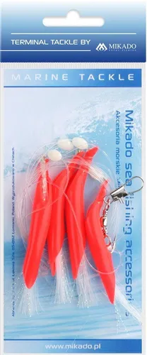 Mikado Meeresvorfach Hair Rig Tube rot 3/0