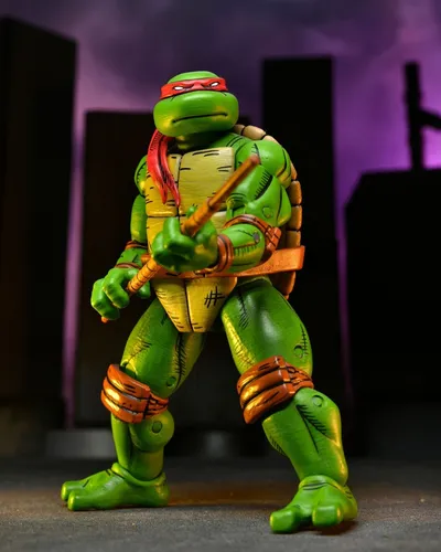 Teenage Mutant Ninja Turtles Donatello NECA Ultimate 18cm - Action-Figur aus den Mirage Comics, detailgetreu und ideal für Sammler und Fans der Ninja Turtles.