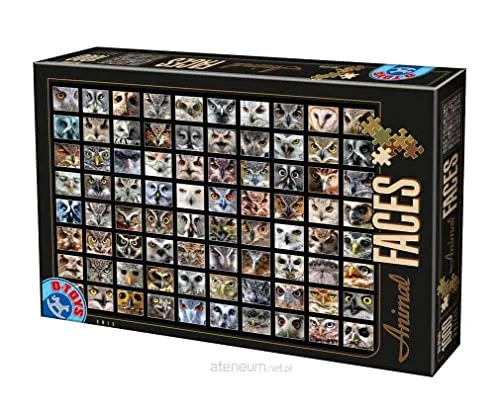 Unbekannt 74331FA01 Puzzle 1000 Teile - Collage - Eulen