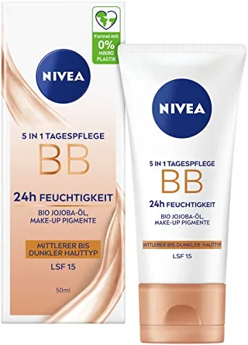 NIVEA 5in1 BB Mittlerer bis Dunkler Hauttyp LSF 15 BB Cream 50 ml