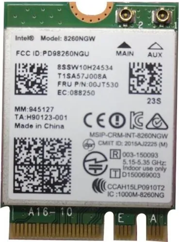 Lenovo Wireless,CMB,IN,8260MPVpro (00JT530)