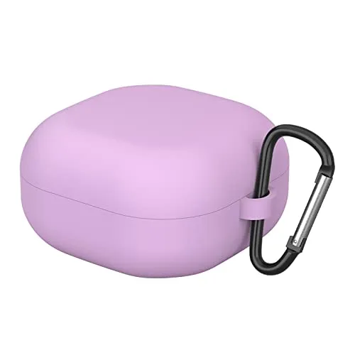 GIOPUEY Hülle Kompatibel mit Samsung Galaxy Buds FE 2023/Buds 2 Pro, Silikon Stoßfeste Schutzhülle, Ultradünn Case Cover, Kein Geruch, Hülle Silikon - Purple