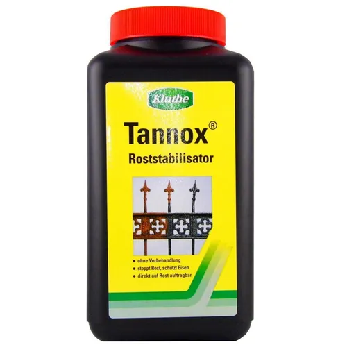 Kluthe Tannox® Roststabilisator 1L - Effektiver Rostumwandler - Grundierung für Rostschutz, verwandelt Rost in stabile Oberfläche und sorgt für langanhaltenden Schutz vor Korrosion.