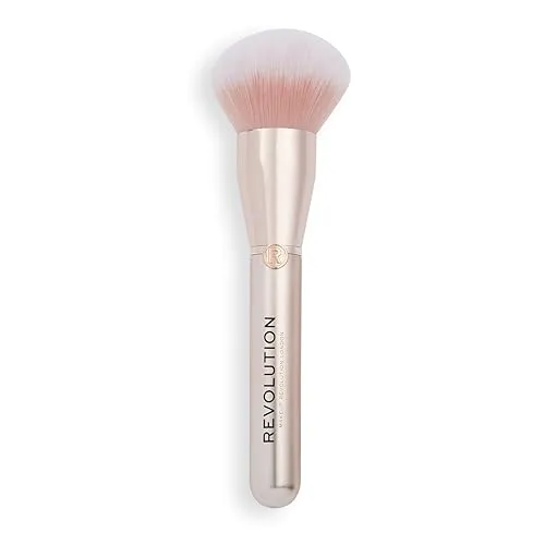 Revolution Create Ultimate Powder Pinsel (R12) - Make-up Pinsel für Finishing Puder, Bronzer oder Puder-Foundation, Vegan & Tierversuchsfrei
