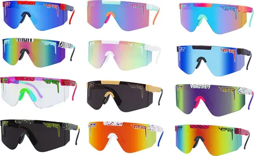 Pit Viper Sonnenbrille The 2000s , Playmate - Türkis in orange von Pit Viper