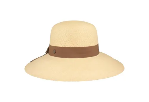 Breiter Strohhut original Panama Hut große Glocke mit Schleife