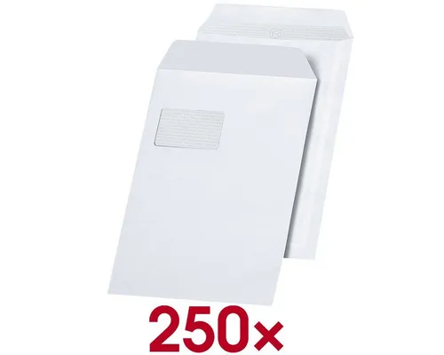 MAILMEDIA Versandtasche Maildigital, DIN C4, mit Fenster, Haftklebung, laserbedruckbar