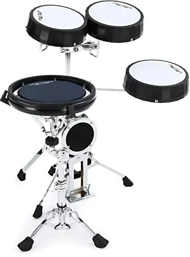 Tama TTK5S True Touch Training Kit - Schlagzeug-Zubehör mit 1x Snare Pad, 1x Kick Pad und 3x Tom Pads, stimmbares AAD Snare Pad für realistischen Klang und leises Kick Pad für ungestörtes Üben.
