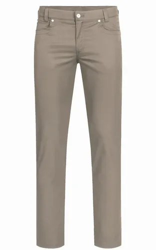 GREIFF Anzughose CASUAL Herren 5-Pocket Beige - Moderne 5-Pocket Anzughose in Beige für Herren. Bequemer Regular Fit aus hochwertigem Materialmix für optimalen Tragekomfort im Alltag.