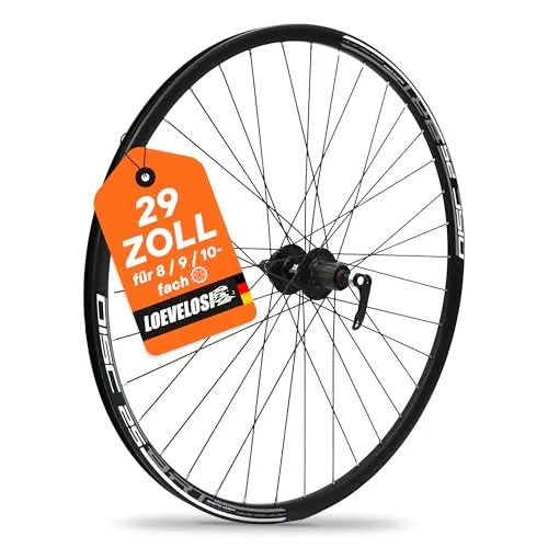 MTB Hinterrad 29 Zoll – Scheibenbremse 6-Loch, Shimano HG, Alu-Felge