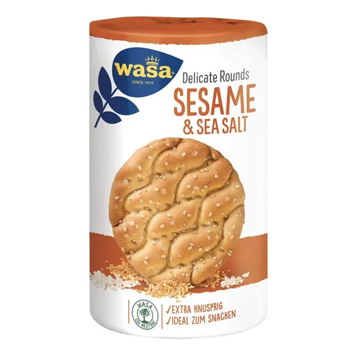 Wasa Runder Knuspersnack Sesam & Meersalz 235g