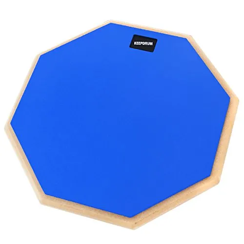 keepdrum DP-BL12 Drum Practice Pad Blau Übungspad 12 Zoll