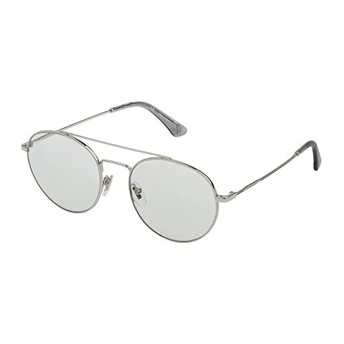Police Unisex SPL728 Sunglasses, Palladio Lucido, 54