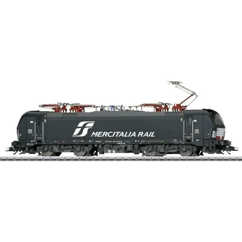 Märklin H0 39332 E-Lok BR 193 - Vectron - Mercitalia mit Sound - Lokomotive der Epoche VI, digital steuerbar mit Licht- und Soundfunktion, perfekt für Modellbahnliebhaber und Sammler.