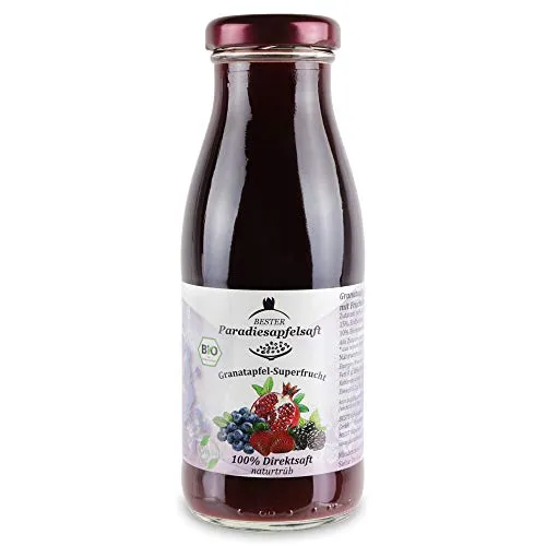 Superfrucht Beerensaft - 100% Bio-Direktsaft (naturtrüb) - 12 x 250 ml