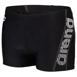 ARENA Badehose M BYOR EVO SHORT R - Sportliche Herren Badehose für Fitness- und Freizeitschwimmer, aus chlor- und salzwasserbeständigem MaxFit Eco Material mit UV-Schutz UPF50+ und recyceltem Polyamid für maximalen Komfort und Bewegungsfreiheit.