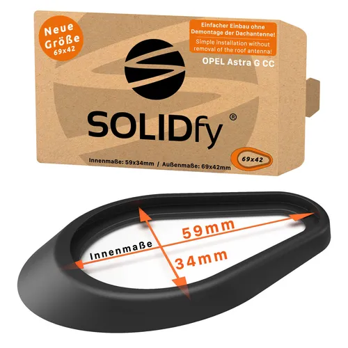Dichtung Dachantenne für OPEL Astra G CC Antennenfuß Antennensockel Gasket Gummi