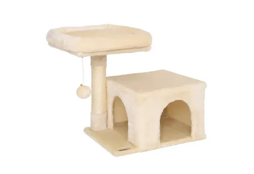 lionto Kratzbaum Katzenkratzbaum 50 cm Beige von lionto