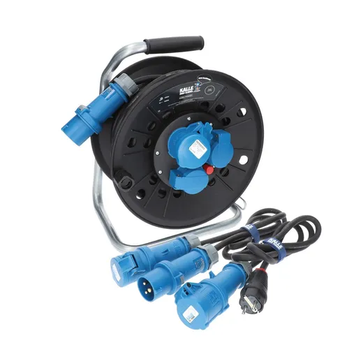 KALLE DAS KABEL Campingkabeltrommel 25m CEE 230V 16A