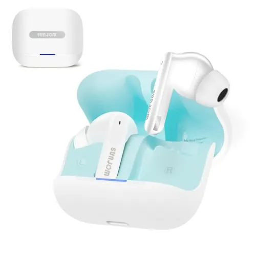 SUNJOM Bluetooth Kopfhörer in Ear, Kabellos Bluetooth Noise Cancelling Kopfhoerer mit 6 ENC Mic, Wireless Earbuds mit ANC