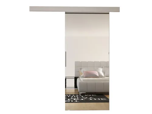 Mirjan24 Schiebetürsystem Geko II mit Selbstschließer - Hochwertiges Schiebetürsystem für Zimmertüren, inkl. Aluminiumgriff und Selbstschließmechanismus. Ideal für individuelle Raumgestaltungen und einfach zu montieren.