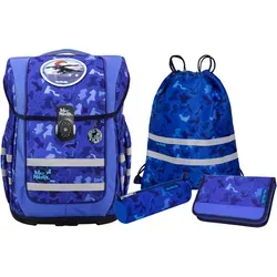 McNeill Schulranzenset TENERO 5tlg. - PUZZLE Koffer24 - Stylisches 5-teiliges Schulranzen-Set mit reflektierendem Einhand-Magnetschloss und ergonomischem ClickFlex-Rückensystem. Nachhaltig produziert in Deutschland für Sicherheit und Tragekomfort.