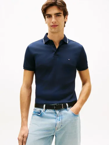 Tommy Hilfiger Poloshirt LIQUID COTTON TIPPED Slim fit mit Polokragen