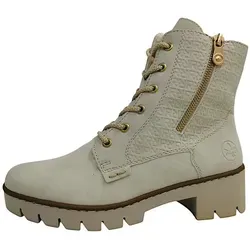Rieker Damen Stiefeletten X5719 - Blockabsatz, stilvoll und bequem für Wanderungen und Alltag