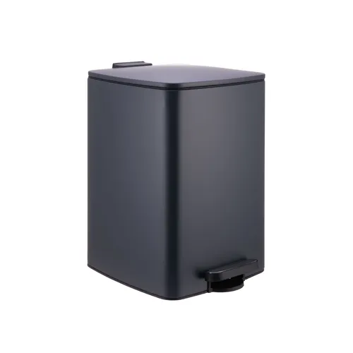 relaxdays Kücheneimer 20 L - Dunkelgrau mit Trittpedal - Praktischer Kücheneimer mit 20 Litern Volumen und Softclose-Funktion. Hygienische Entsorgung von Restmüll und Biomüll, ideal für jeden Haushalt. Modernes Design in mattem Dunkelgrau.