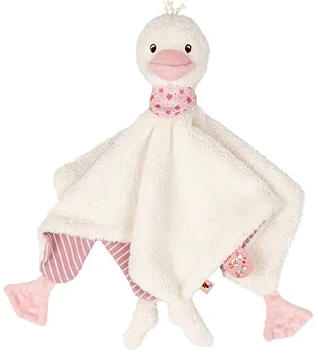 Die Spiegelburg Schnuffeltuch Gans, rosa - BabyGlück von Die Spiegelburg