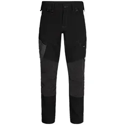 FE Engel Herren X-Treme Arbeitshose Schwarz, Größe 56 - Ergonomisch geformte Arbeitshose mit hervorragenden Schweißabsorbierenden Eigenschaften und zahlreichen Funktionstaschen, ideal für Profis in handwerklichen Berufen.