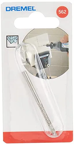 Dremel Fugenfräser 3.2mm für präzise Fliesenbearbeitung - Praktisches Fliesen-Fräsmesser mit 3.2mm Schaftdurchmesser, ideal für die Bearbeitung von Keramik-Wandfliesen und dünnen Zementplatten.