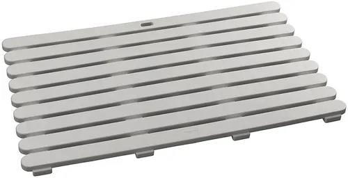 WENKO Baderost Indoor & Outdoor, Rutschhemmender Bodenrost - Badewannenmatten für sicheren Ein- und Ausstieg in Bad, Pool oder Whirlpool, rutschhemmend und pflegeleicht, aus robustem Kunststoff gefertigt.