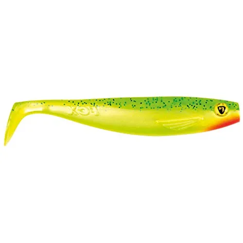 Fox Rage Pro Shad Ultra UV Gummiköder Lemon Tiger, 14cm