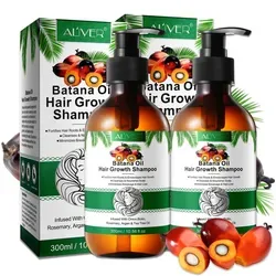 Shampoo Batana mit Rosmarin – 2x 300ml für Haarwachstum - Vegan und ohne aggressive Chemikalien, reinigt dieses Shampoo sanft und versorgt die Kopfhaut mit Feuchtigkeit. Ideal für alle Haartypen und zur Stärkung der Haarstruktur.