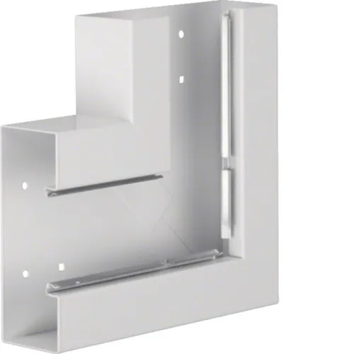 Hager BRS6517059016 Flachwinkel, 68x170mm - Zubehör für einfache und sichere Montage, aus hochwertigem Stahlblech in verkehrsweiß für langlebige Anwendungen.