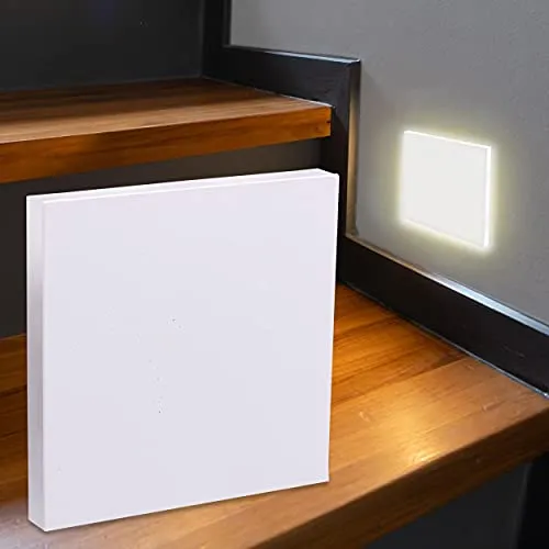 LED Treppenleuchte eckig weiß von LongLife LED