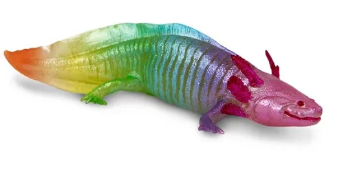 Safari Ltd 110487 Regenbogen Axolotl 18 cm Wasserwelt Neuheit 2026