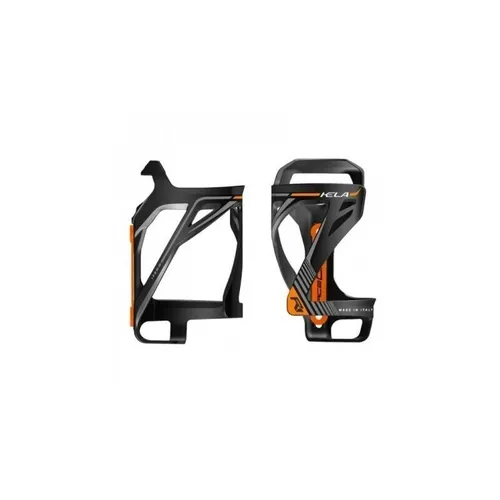 Flaschenhalter Fahrrad Seitlicher Einbau KELA Schwarz-Orange Raceone